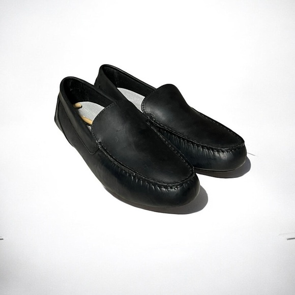 🌻NEW w.box SPERRY Black Davenport Leather Venetian Driver Casual Shoes Mens 10 - Picture 5 of 12